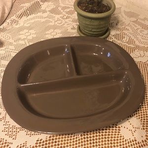 Over and Back divided serving platter